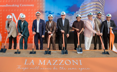 break ground on La Mazzoni development